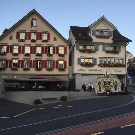 Cafe-Conditorei Hotel Huber Lichtensteig Exterior photo